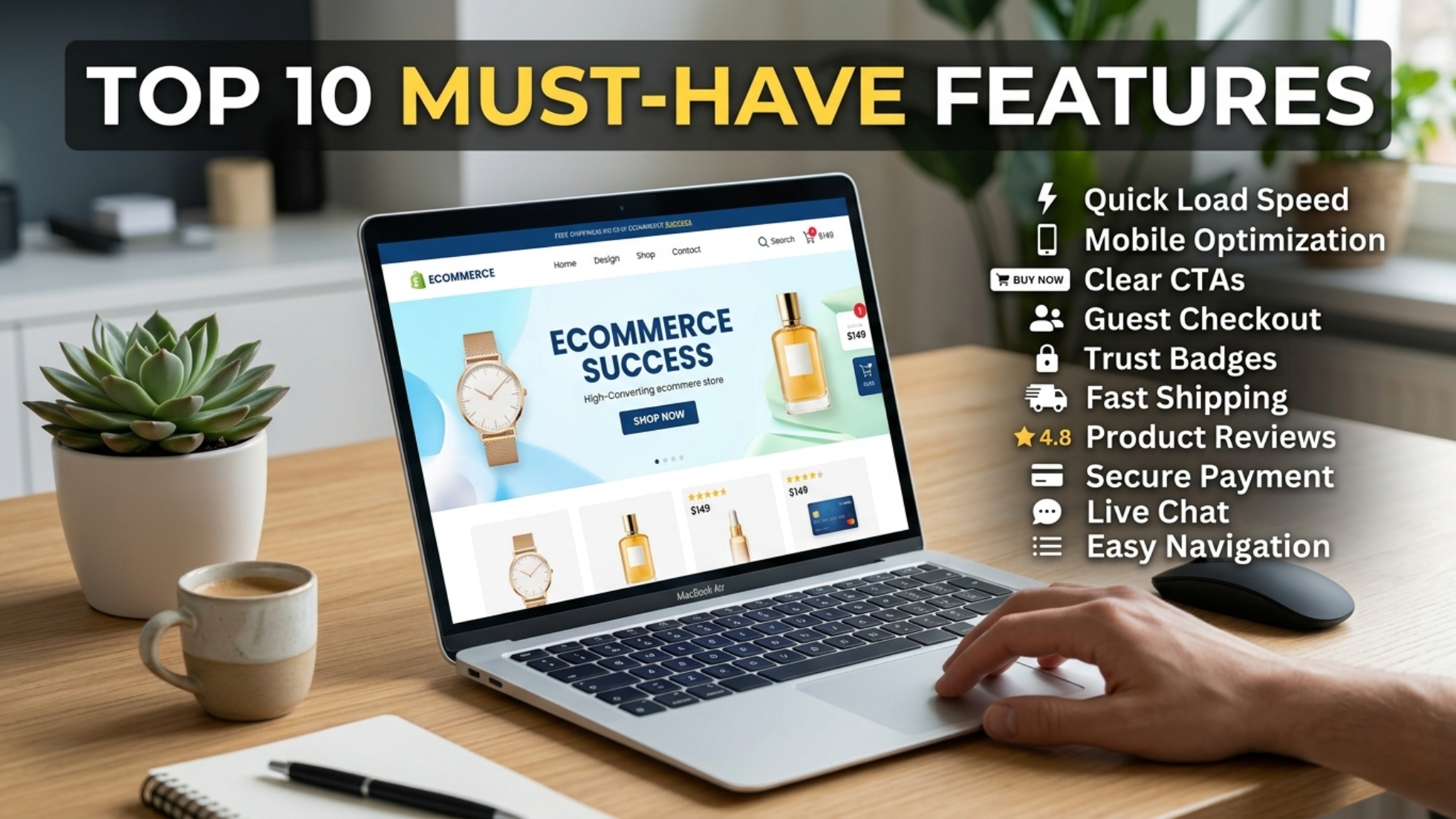 Top 10 Must-Have Features for High-Converting Ecommerce Stores in Pakistan